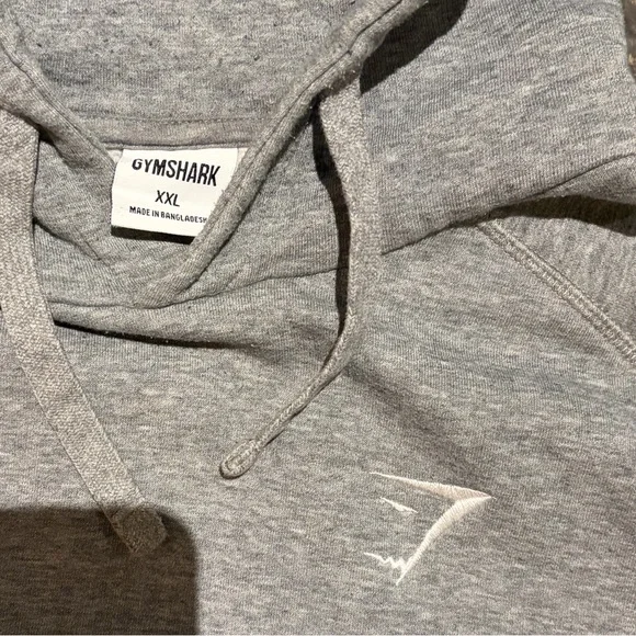 Gymshark Light Grey Pullover Hoodie - Picture 3 of 3